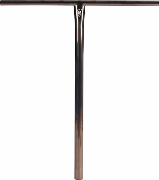 Руль SKIP T-Bar Titanium SCS 68x60см черный хром