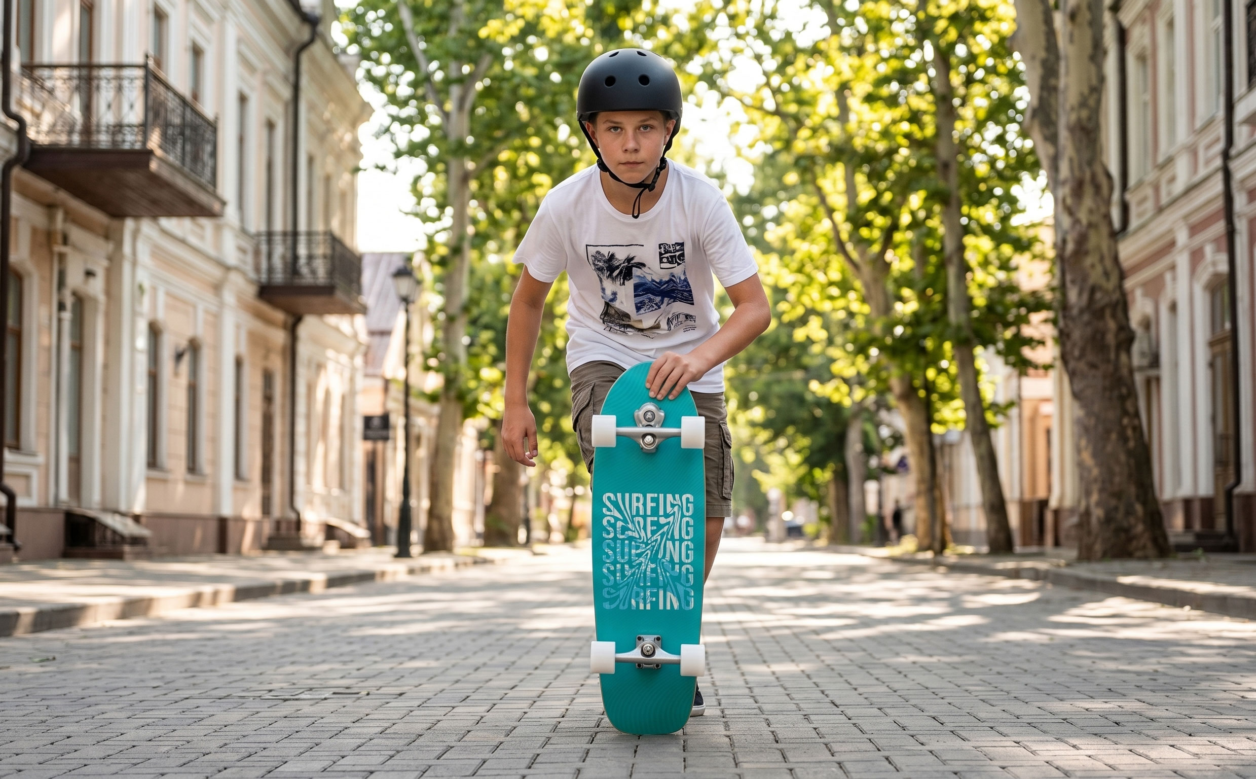 Круизер SKIP Surfskate 34" Teal
