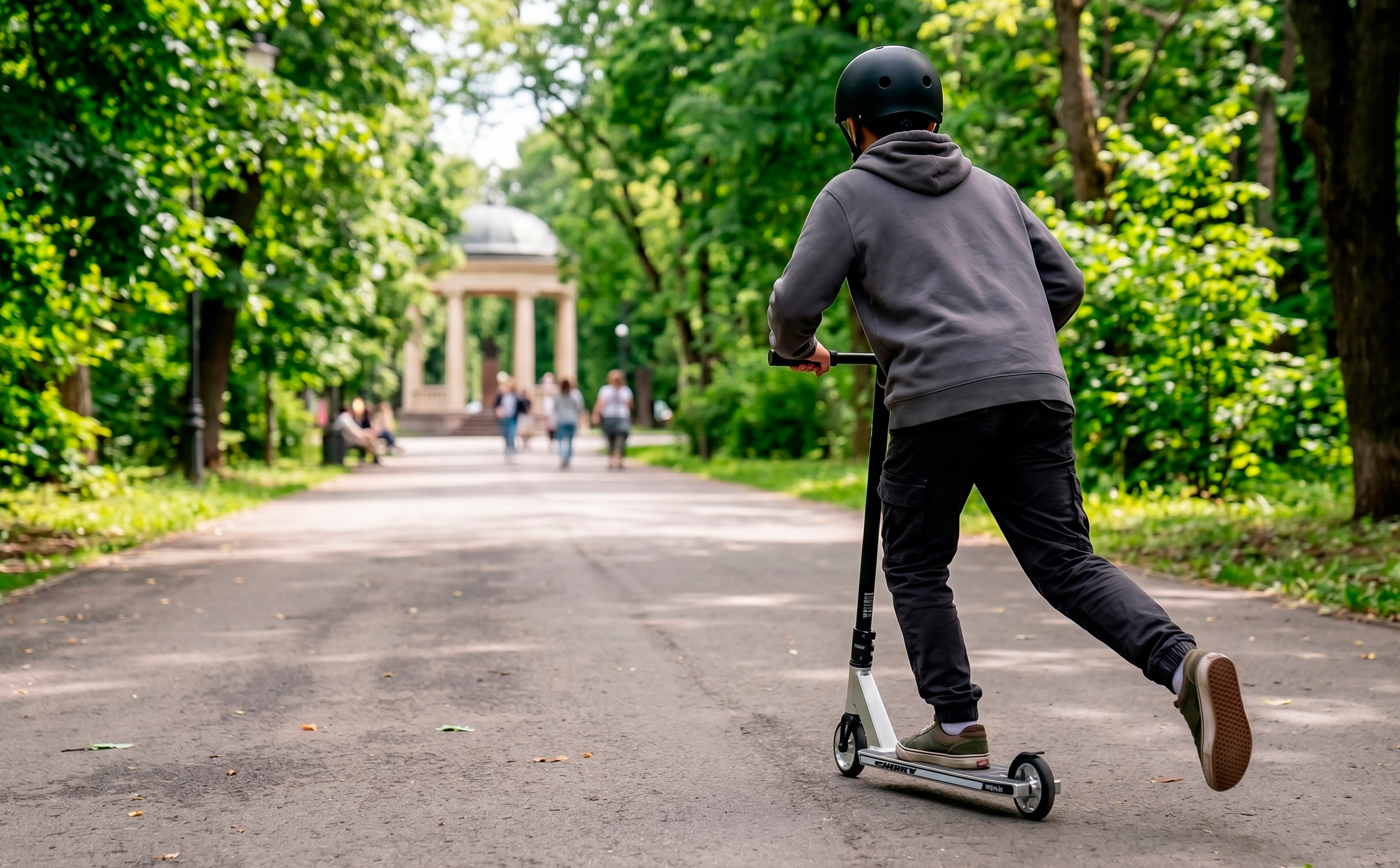 Самокат SKIP BLADE хром
